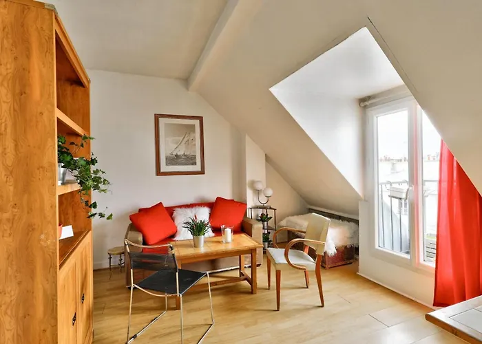 With Balcony Under The Roofs Of