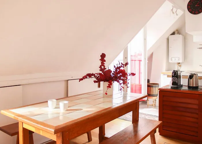 Apartment With Balcony Under The Roofs Of *